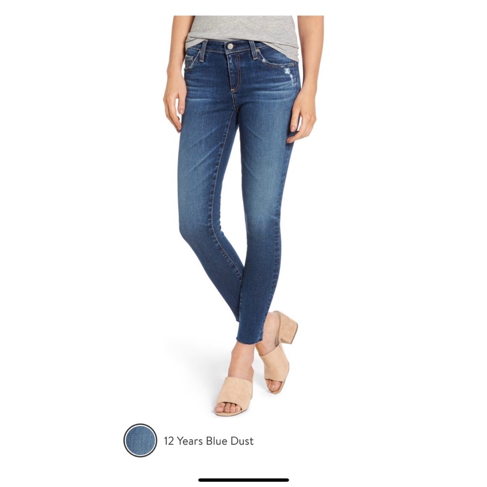 The Legging Raw Hem Ankle Skinny Jeans